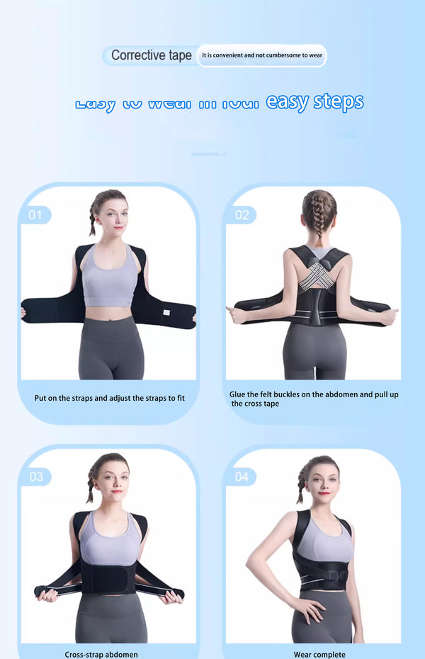 Posture Corrector for Women and Men, Adjustable Shoulder Posture Brace